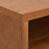 vidaXL Meuble TV 110x30x40 cm Bois de teck massif