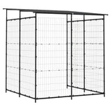 vidaXL Abri à vélo 190x190x222 cm Acier Noir