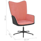 vidaXL Chaise de relaxation avec tabouret Blanc crème Velours et PVC