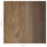 vidaXL Dalles de plancher autoadhésives 20 pcs PVC 1,86 m² marron