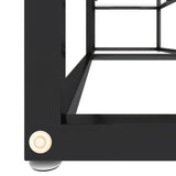 vidaXL Meuble TV Transparent 180x40x40,5 cm Verre trempé