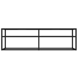 vidaXL Meuble TV Transparent 180x40x40,5 cm Verre trempé