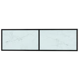 vidaXL Meuble TV Transparent 180x40x40,5 cm Verre trempé