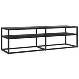 vidaXL Meuble TV Transparent 180x40x40,5 cm Verre trempé
