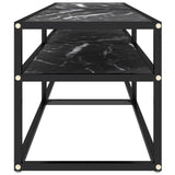 vidaXL Meuble TV Transparent 180x40x40,5 cm Verre trempé