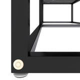 vidaXL Meuble TV Transparent 180x40x40,5 cm Verre trempé
