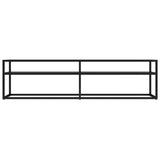 vidaXL Meuble TV Transparent 180x40x40,5 cm Verre trempé
