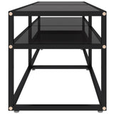 vidaXL Meuble TV Transparent 180x40x40,5 cm Verre trempé