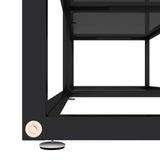 vidaXL Meuble TV Transparent 180x40x40,5 cm Verre trempé