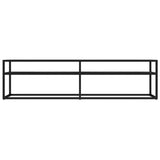 vidaXL Meuble TV Transparent 180x40x40,5 cm Verre trempé
