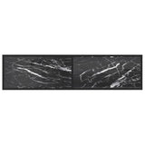 vidaXL Meuble TV Transparent 180x40x40,5 cm Verre trempé
