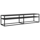 vidaXL Meuble TV Transparent 180x40x40,5 cm Verre trempé