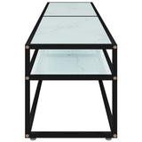 vidaXL Meuble TV Transparent 180x40x40,5 cm Verre trempé