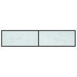 vidaXL Meuble TV Transparent 180x40x40,5 cm Verre trempé