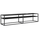 vidaXL Meuble TV Transparent 180x40x40,5 cm Verre trempé