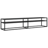 vidaXL Meuble TV Transparent 180x40x40,5 cm Verre trempé