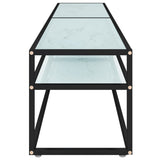vidaXL Meuble TV Transparent 180x40x40,5 cm Verre trempé