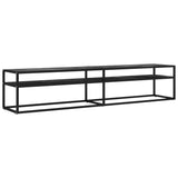 vidaXL Meuble TV Transparent 180x40x40,5 cm Verre trempé