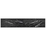 vidaXL Meuble TV Transparent 180x40x40,5 cm Verre trempé