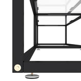 vidaXL Meuble TV Transparent 180x40x40,5 cm Verre trempé