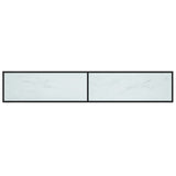 vidaXL Meuble TV Transparent 180x40x40,5 cm Verre trempé