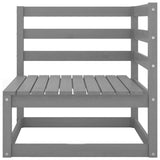 vidaXL Salon de jardin 9 pcs avec coussins Bois de pin massif