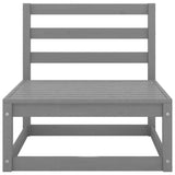 vidaXL Salon de jardin 9 pcs avec coussins Bois de pin massif