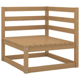 vidaXL Salon de jardin 9 pcs avec coussins Bois de pin massif