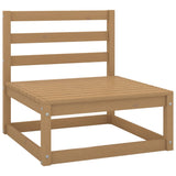 vidaXL Salon de jardin 9 pcs avec coussins Bois de pin massif