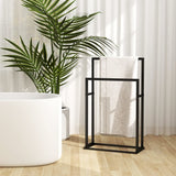 vidaXL Porte-serviettes sur pied Doré 48x24x78,5 cm Fer