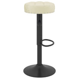 vidaXL Tabourets de bar lot de 2 gris velours