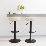 vidaXL Tabourets de bar lot de 2 gris velours