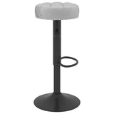 vidaXL Tabourets de bar lot de 2 gris velours