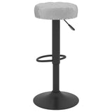 vidaXL Tabourets de bar lot de 2 gris velours