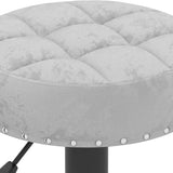 vidaXL Tabourets de bar lot de 2 gris velours