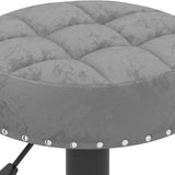 vidaXL Tabourets de bar lot de 2 gris velours