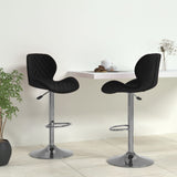 vidaXL Tabourets de bar lot de 2 noir velours (plusieurs options disponibles)