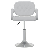 vidaXL Chaises à manger pivotantes lot de 2 noir similicuir