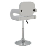 vidaXL Chaises à manger pivotantes lot de 2 noir similicuir