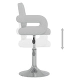 vidaXL Chaises à manger pivotantes lot de 2 noir similicuir