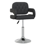 vidaXL Chaises à manger pivotantes lot de 2 noir similicuir