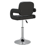 vidaXL Chaises à manger pivotantes lot de 2 noir similicuir