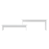 vidaXL Meuble TV Noir brillant 180x30x43 cm Aggloméré