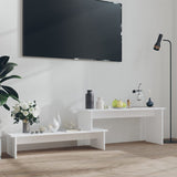 vidaXL Meuble TV Noir brillant 180x30x43 cm Aggloméré