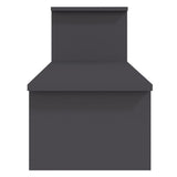 vidaXL Meuble TV Noir brillant 180x30x43 cm Aggloméré