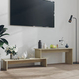 vidaXL Meuble TV Noir brillant 180x30x43 cm Aggloméré