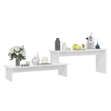 vidaXL Meuble TV Noir brillant 180x30x43 cm Aggloméré