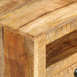 vidaXL Meuble TV 110x30x40 cm Bois massif de manguier