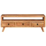 vidaXL Meuble TV 110x30x40 cm Bois massif de manguier