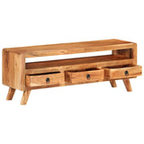 vidaXL Meuble TV 110x30x40 cm Bois massif de manguier